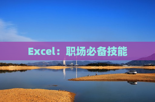 Excel：职场必备技能